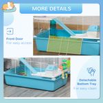 PawHut cusca mare pentru hamsteri, din otel, 59x36x47cm fotografia produsului View 3 S