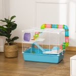 PawHut cusca mare pentru hamsteri, din otel, 59x36x47cm fotografia produsului View 7 S