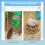 PawHut cusca mare pentru hamsteri, din otel, 59x36x47cm fotografia produsului View 5 S