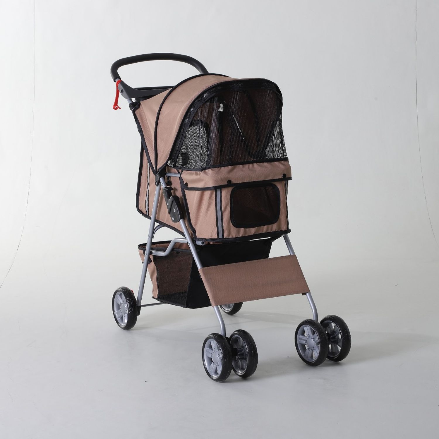 PawHut Carucior pentru Caini Pliabil, 75 x 45 x 97cm fotografia produsului