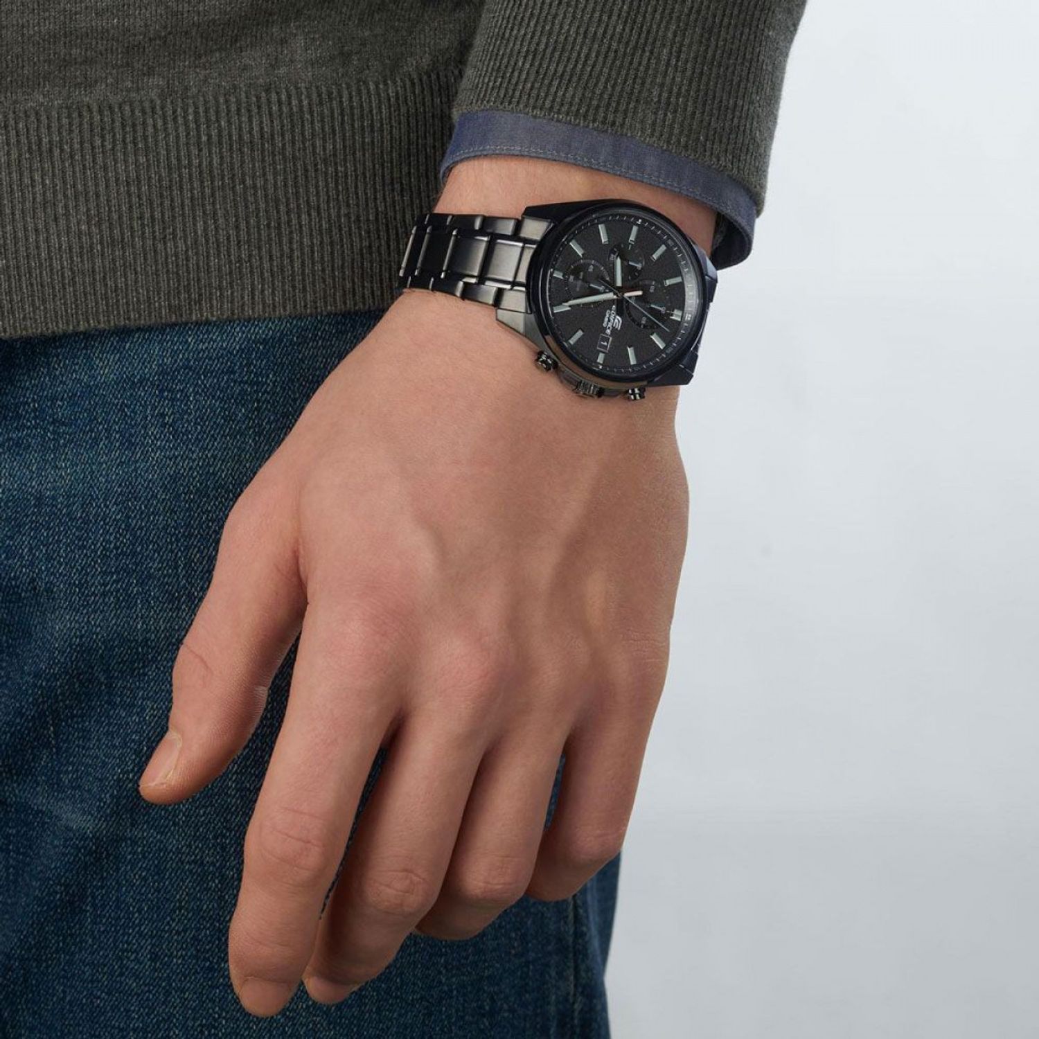 Ceas Barbati, CASIO EDIFICE BOLD DESIGN EFR-571MDC-1AVUEF fotografia produsului View 3 L