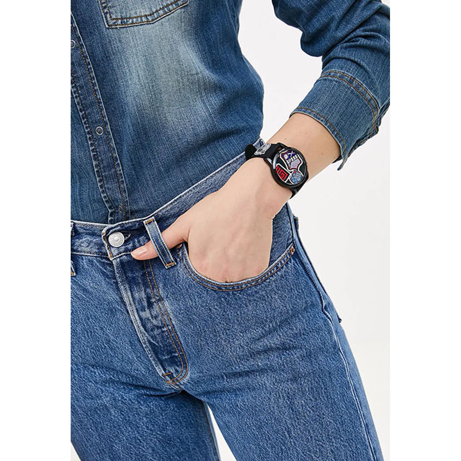 Ceas Guess, Letterman V1035M1 fotografia produsului View 5 L