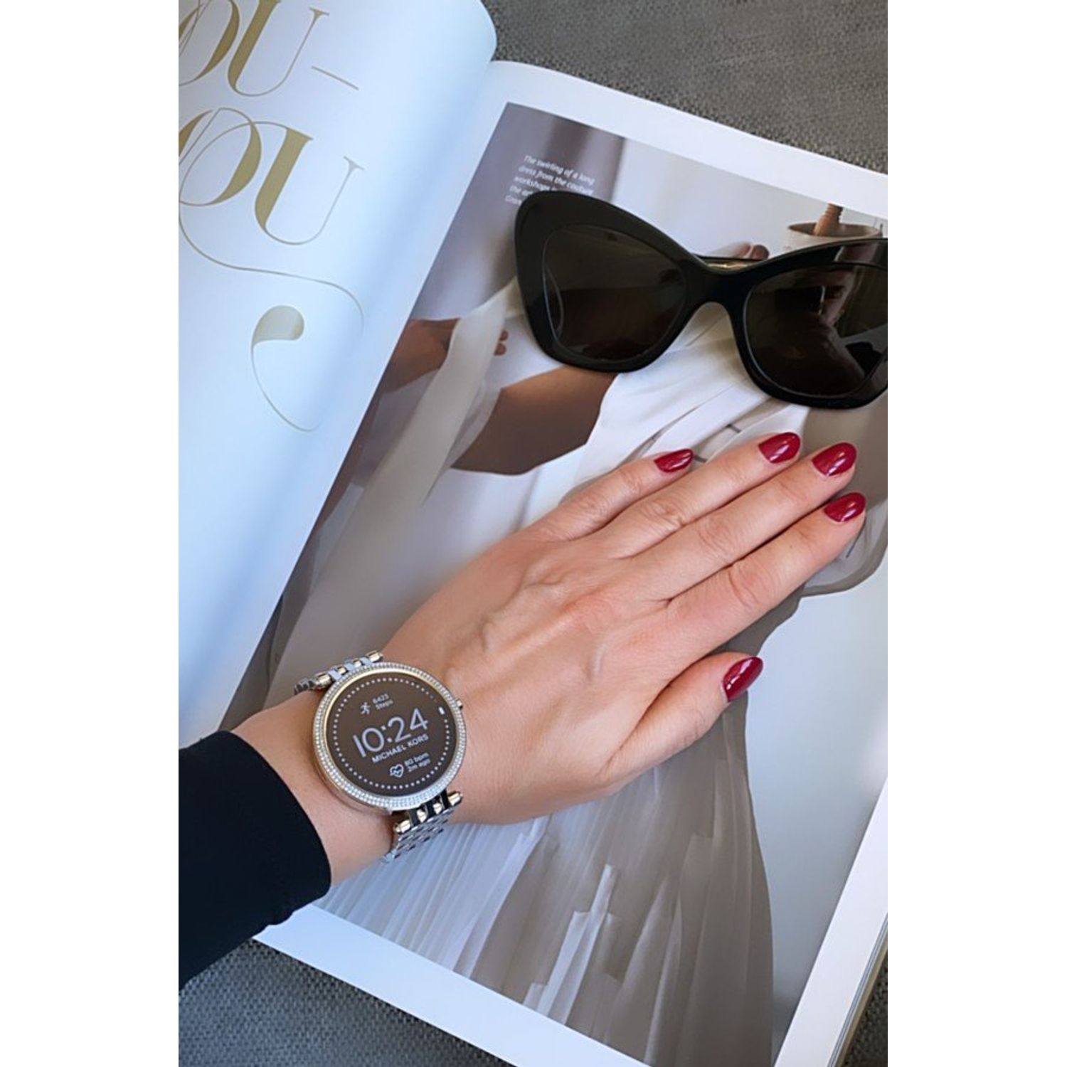 Ceas Smartwatch Dama, Michael Kors, Darci MKT5129 fotografia produsului View 12 L