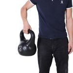 HomCom gantera kettlebell 12 kg,27x21x31cm negru fotografia produsului View 7 S