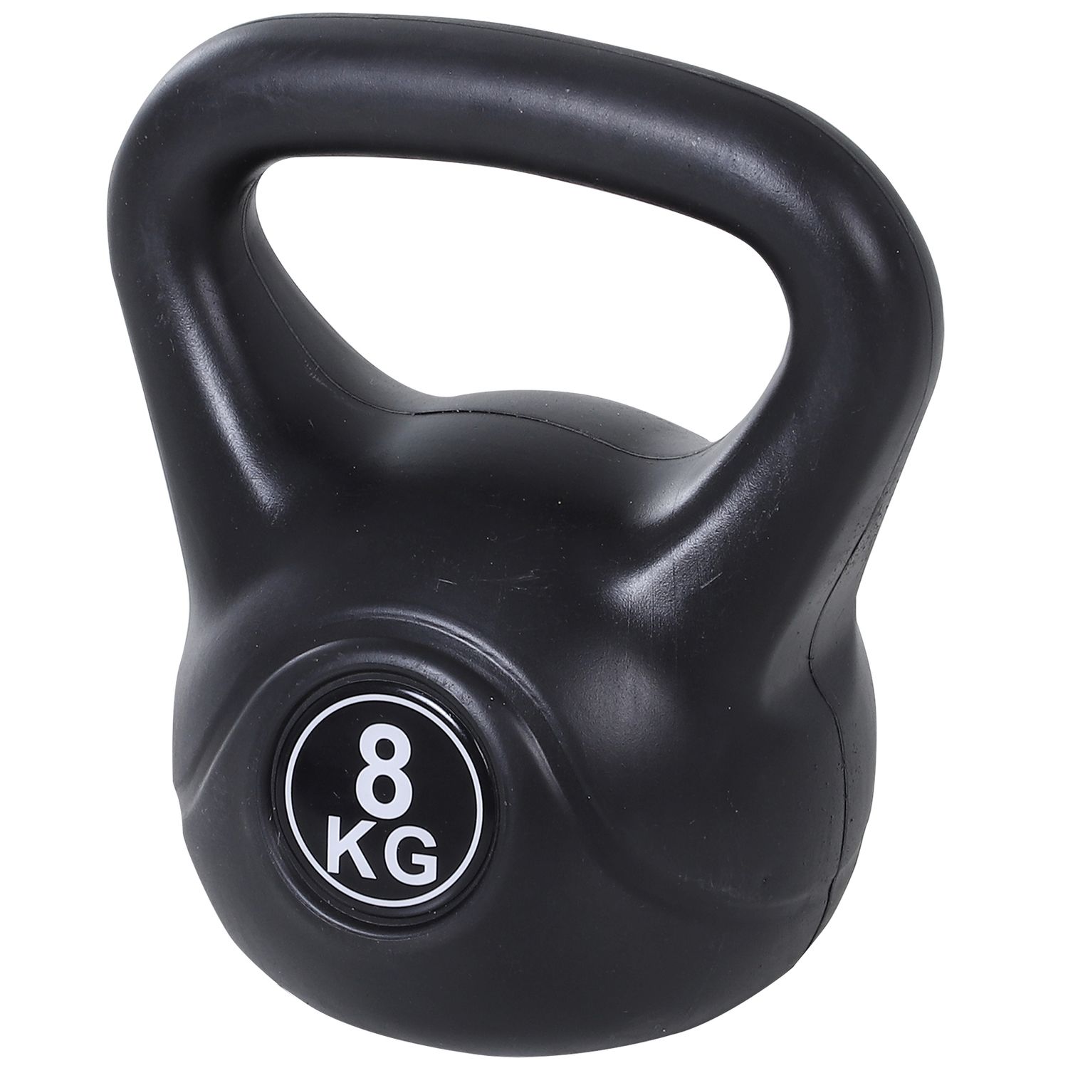 Homcom Kettlebell 8 kg pentru Antrenament Cross Training Negru fotografia produsului View 7 L