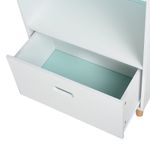 HOMCOM, raft biblioteca pentru copii, 50x30x142cm, alb fotografia produsului View 7 S