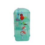 PawHut Cusca pentru Hamster 3 Niveluri, Verde, 40.5x28x55cm fotografia produsului View 4 S