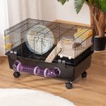 PawHut cusca hamsteri, cu mai multe niveluri, 60x35x38.5cm fotografia produsului