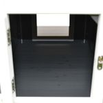 PawHut, cusca inaltata cu balcon si acoperis, 83x66.5x74.7 cm fotografia produsului View 6 S