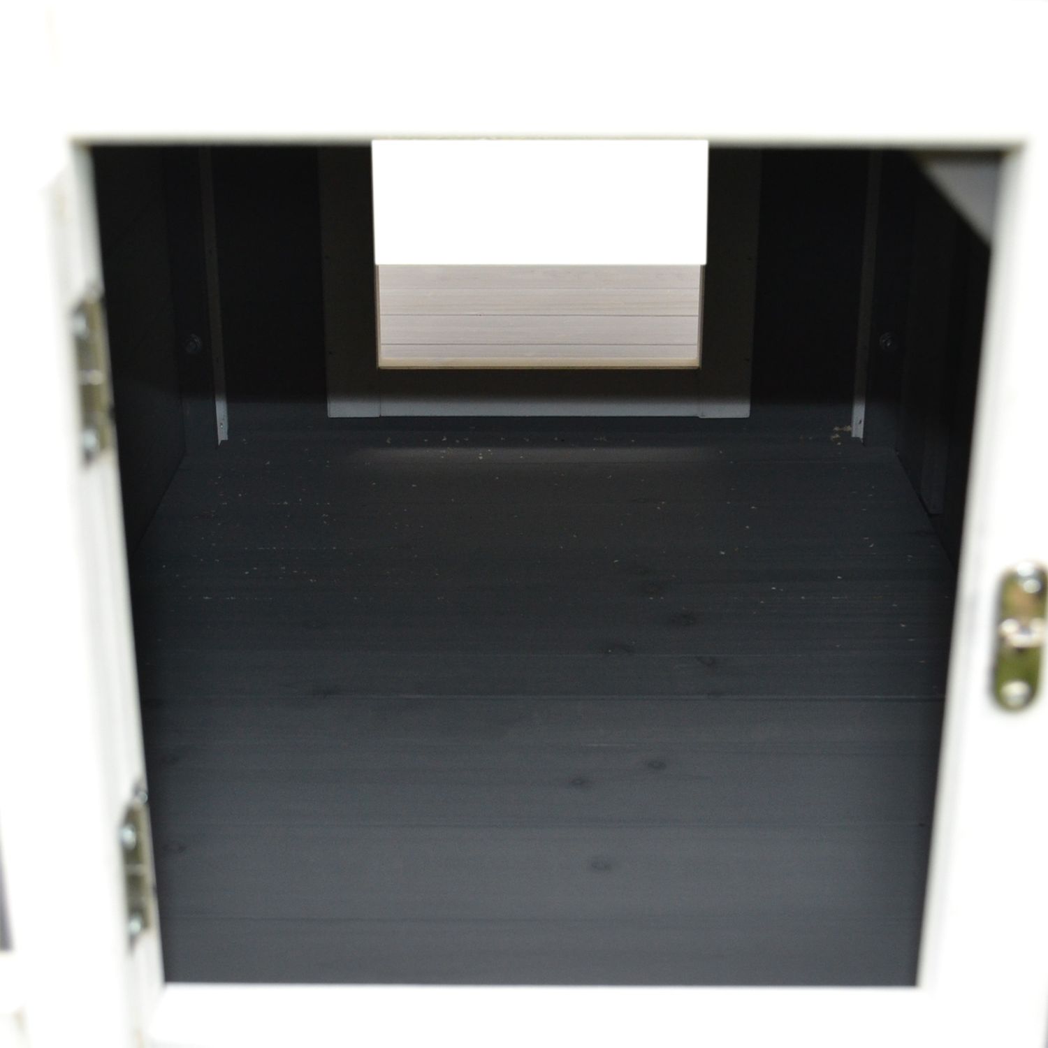 PawHut, cusca inaltata cu balcon si acoperis, 83x66.5x74.7 cm fotografia produsului View 6 L