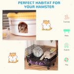PawHut cusca hamsteri, cu mai multe niveluri, 60x35x38.5cm fotografia produsului View 3 S