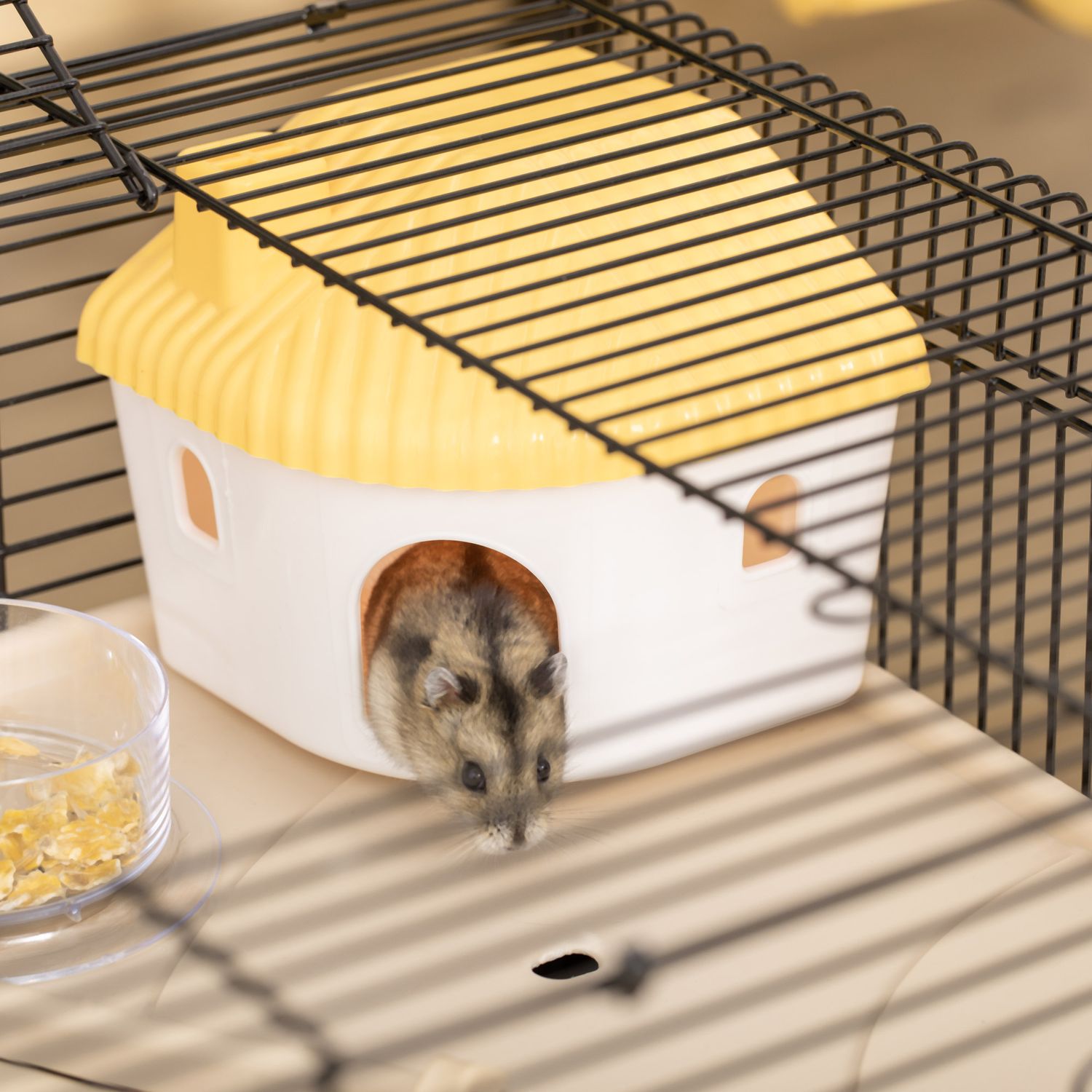 PawHut cusca hamsteri, cu mai multe niveluri, 60x35x38.5cm fotografia produsului View 8 L