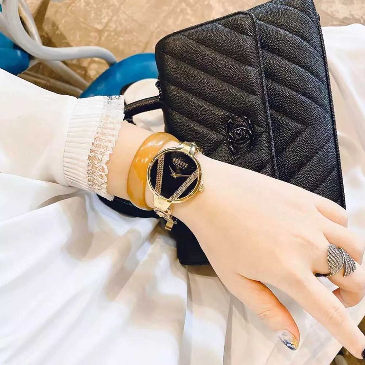 Ceas Dama, Versace, Saint Germain VSPER0319 fotografia produsului View 2 L