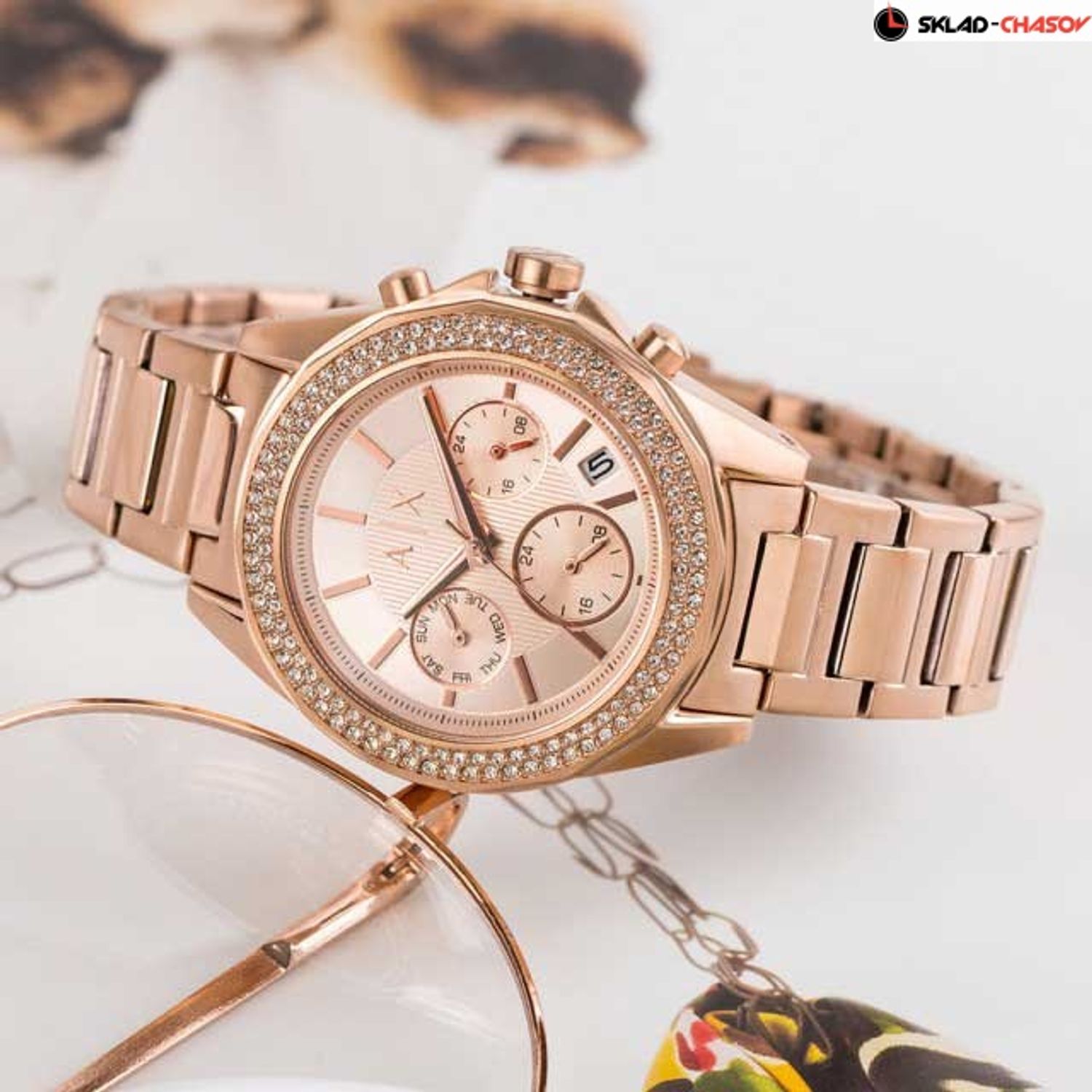 Ceas Dama, Armani Exchange, Drexler AX5652 fotografia produsului View 3 L
