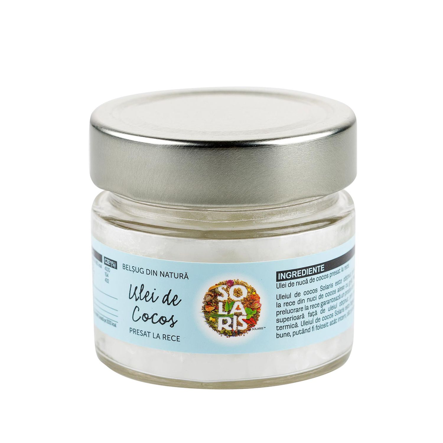 Ulei cocos, 150ml, SOLARIS fotografia produsului