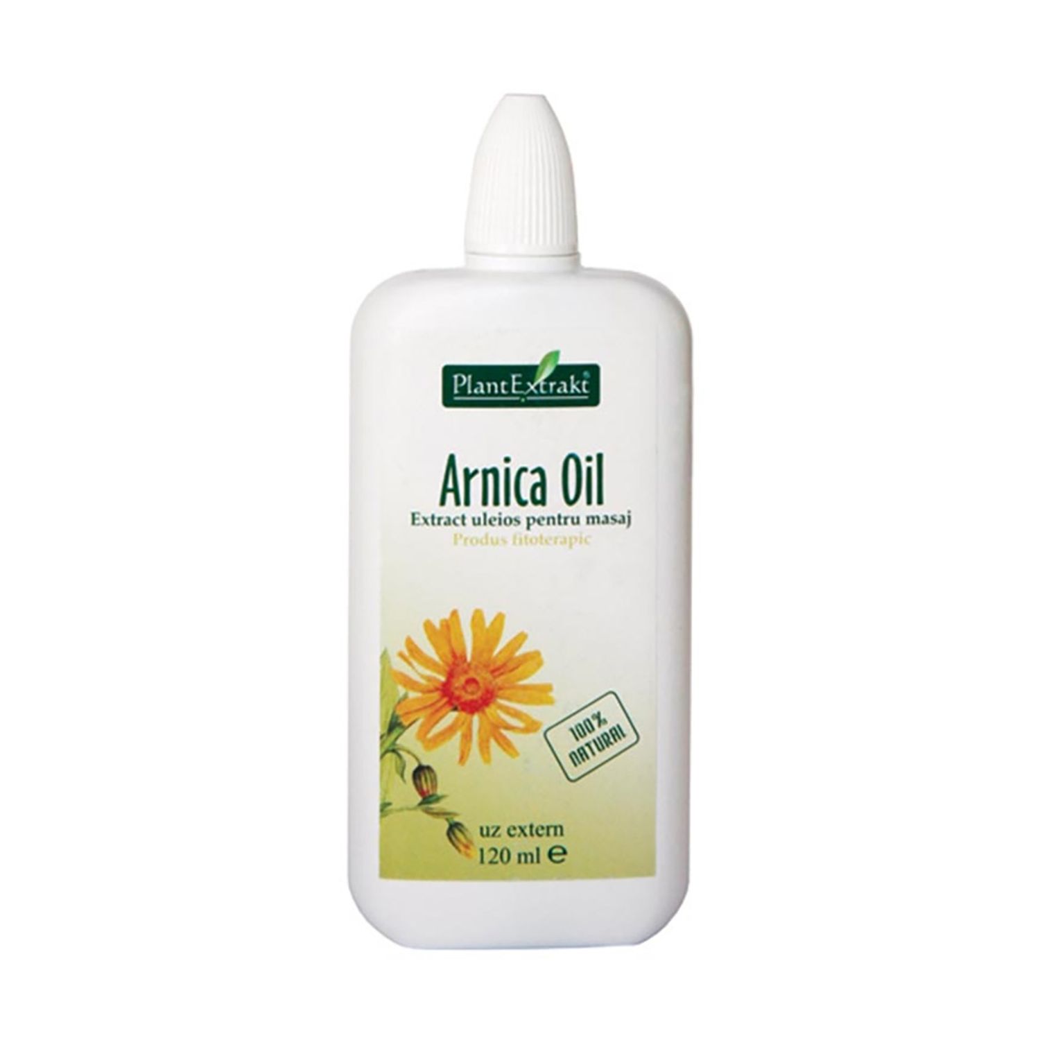 Arnica oil, 120ml, Plantextrakt fotografia produsului