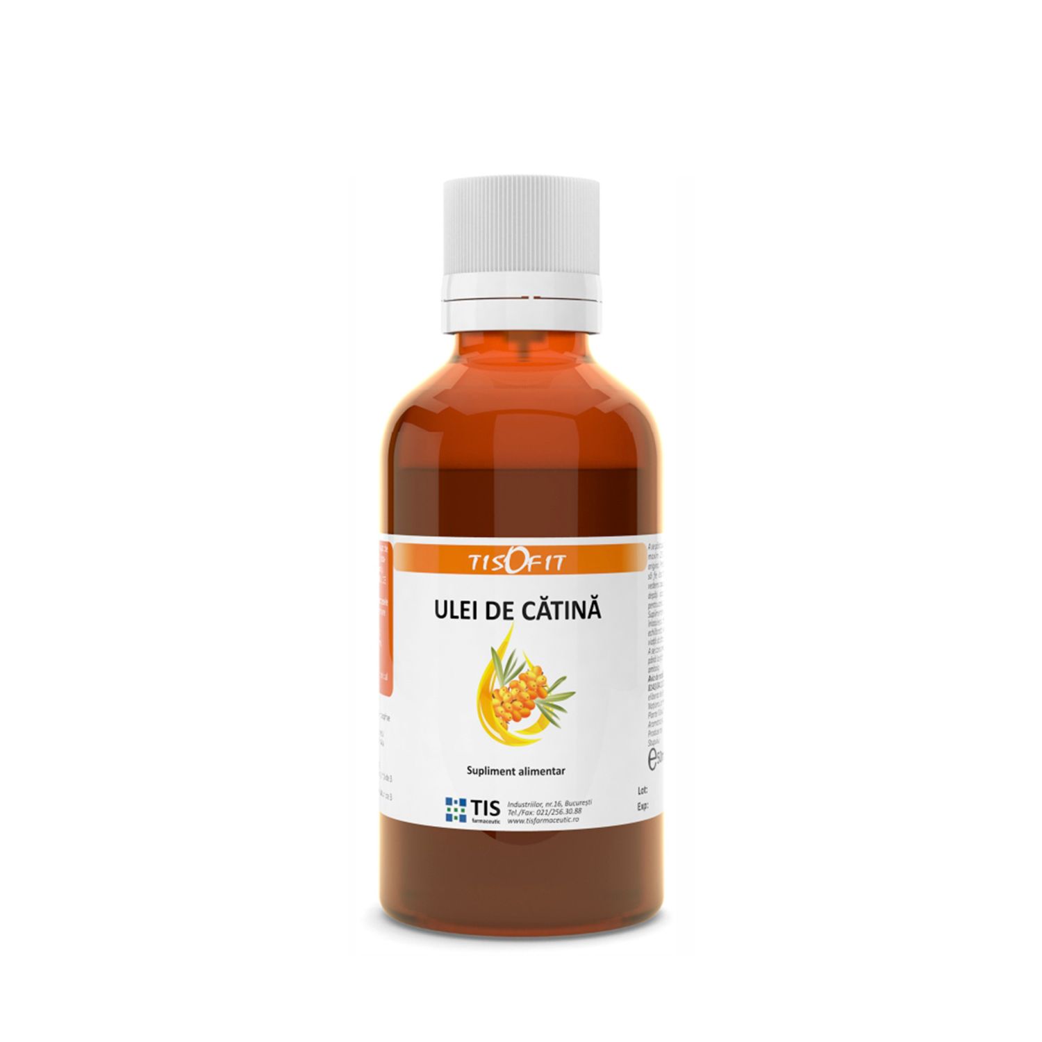 Ulei de catina, 50 ml, Tisofit fotografia produsului