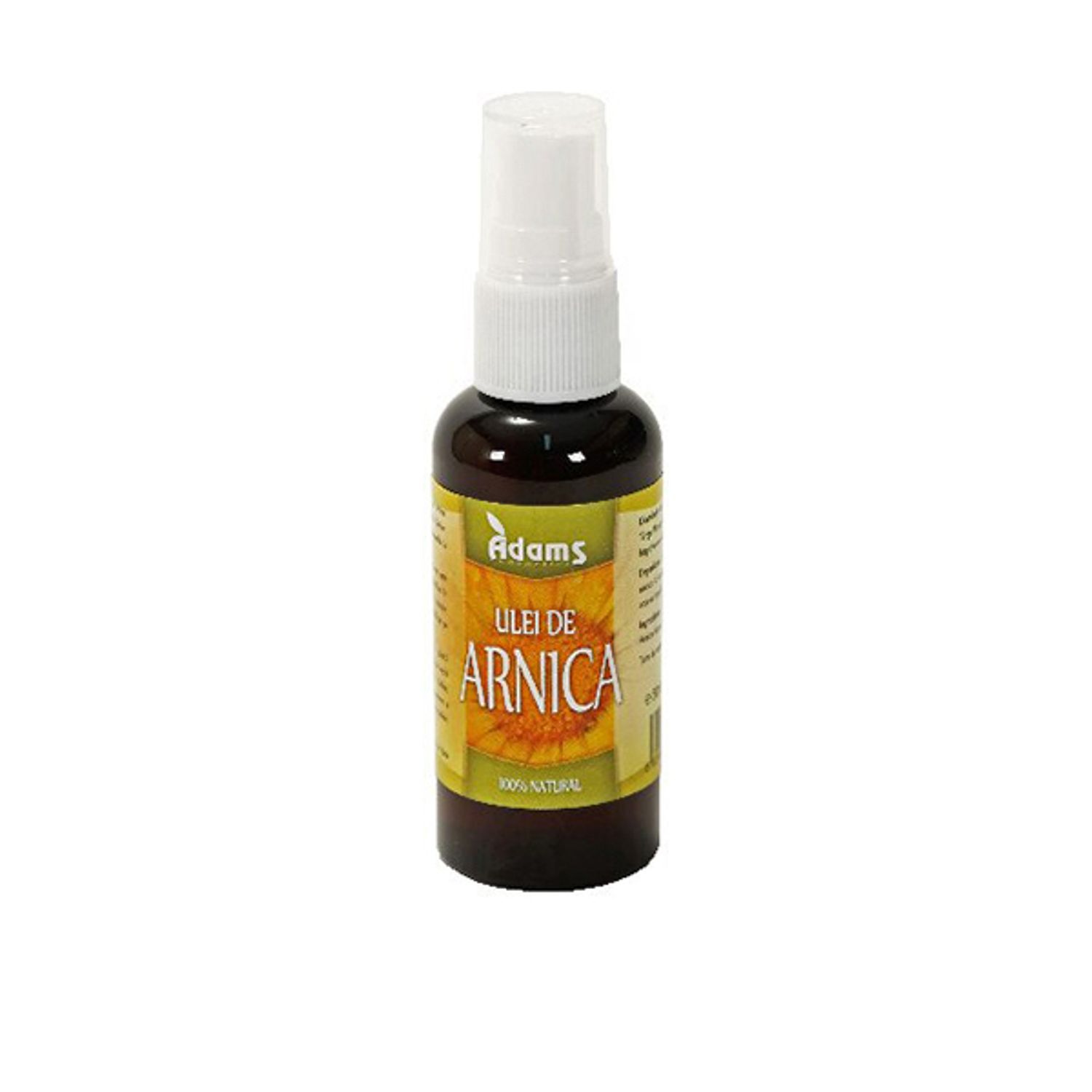 Ulei Arnica, 50ml, Adams Vision fotografia produsului View 2 L
