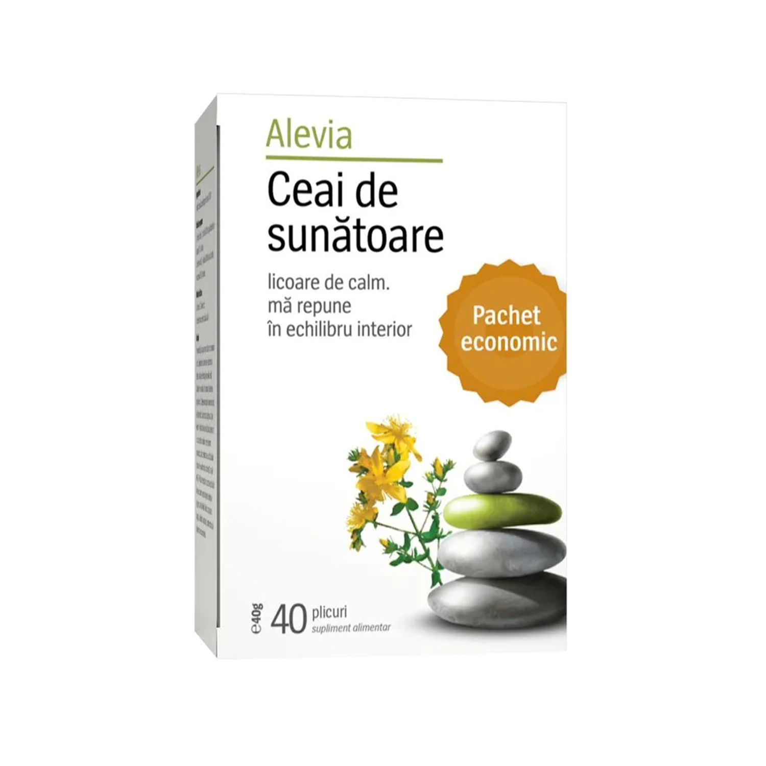 Ceai de sunatoare, 40plicuri, Alevia fotografia produsului