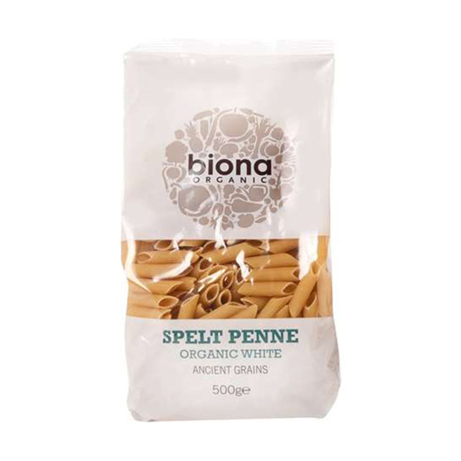 Penne din grau spelta alb, BIO, 500g, Biona Organic fotografia produsului