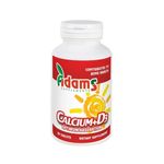 Calciu+Vitamina D3, 600 mg + 3mcg, 90 tablete, Adams Vision fotografia produsului
