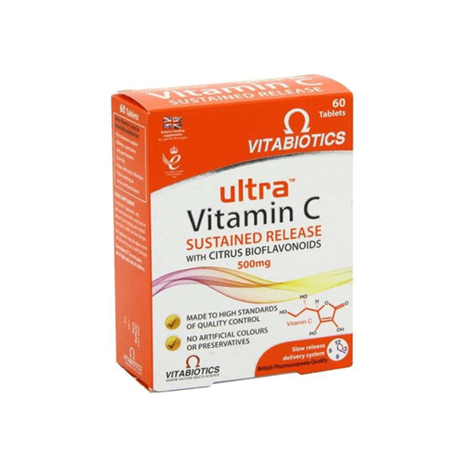 Supliment alimentar Ultra Vitamina C, 60 tablete, Vitabiotics fotografia produsului