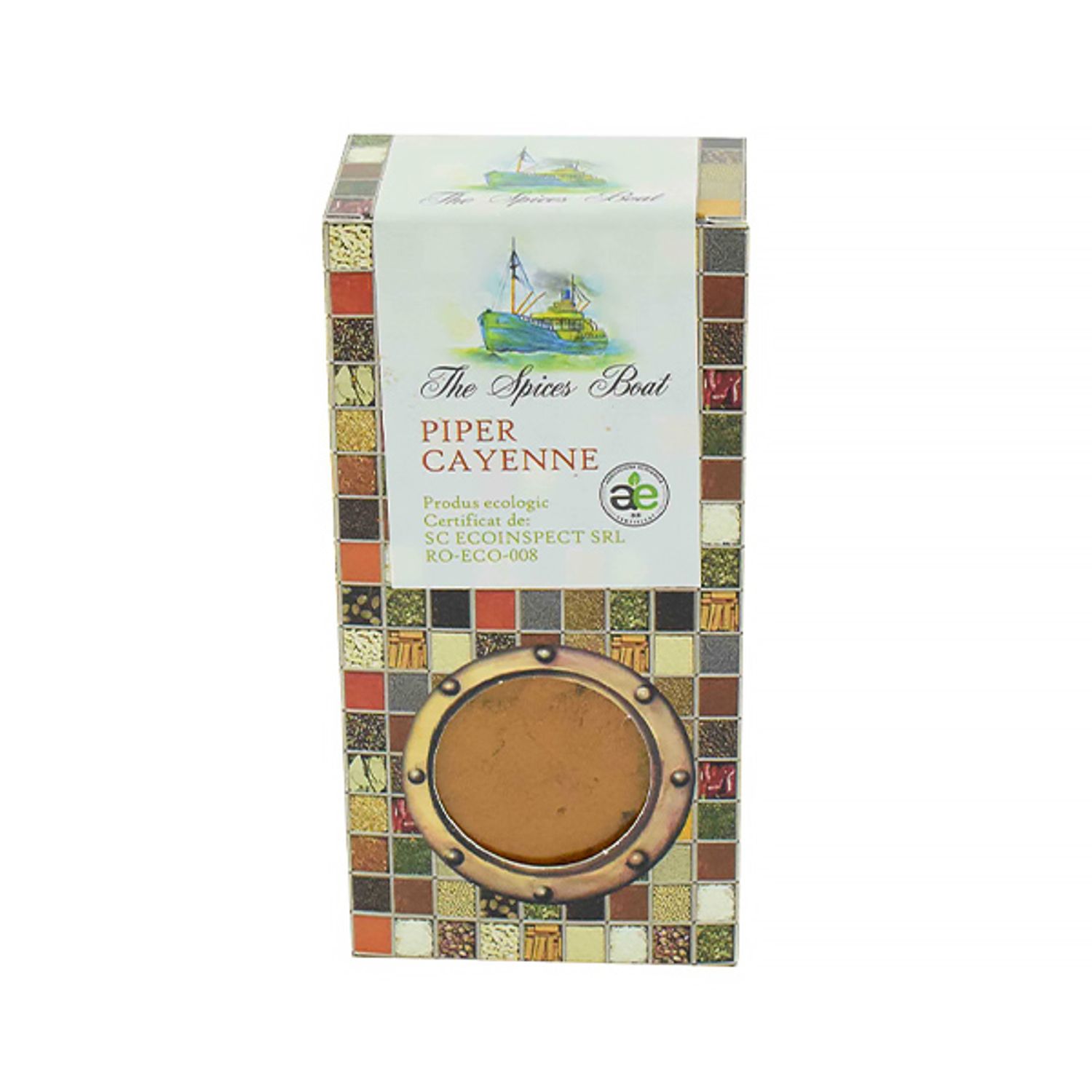 Piper cayenne, ECO, 40g, The Spices Boat fotografia produsului