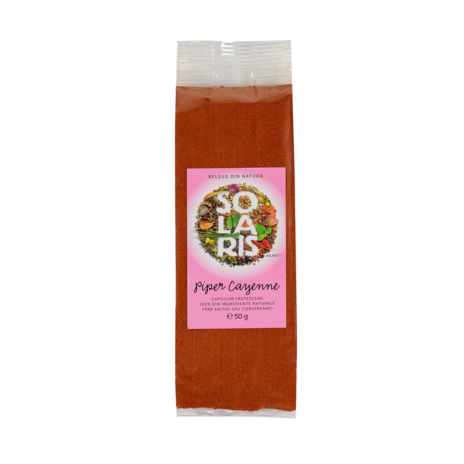 Piper cayenne, 50g, SOLARIS fotografia produsului