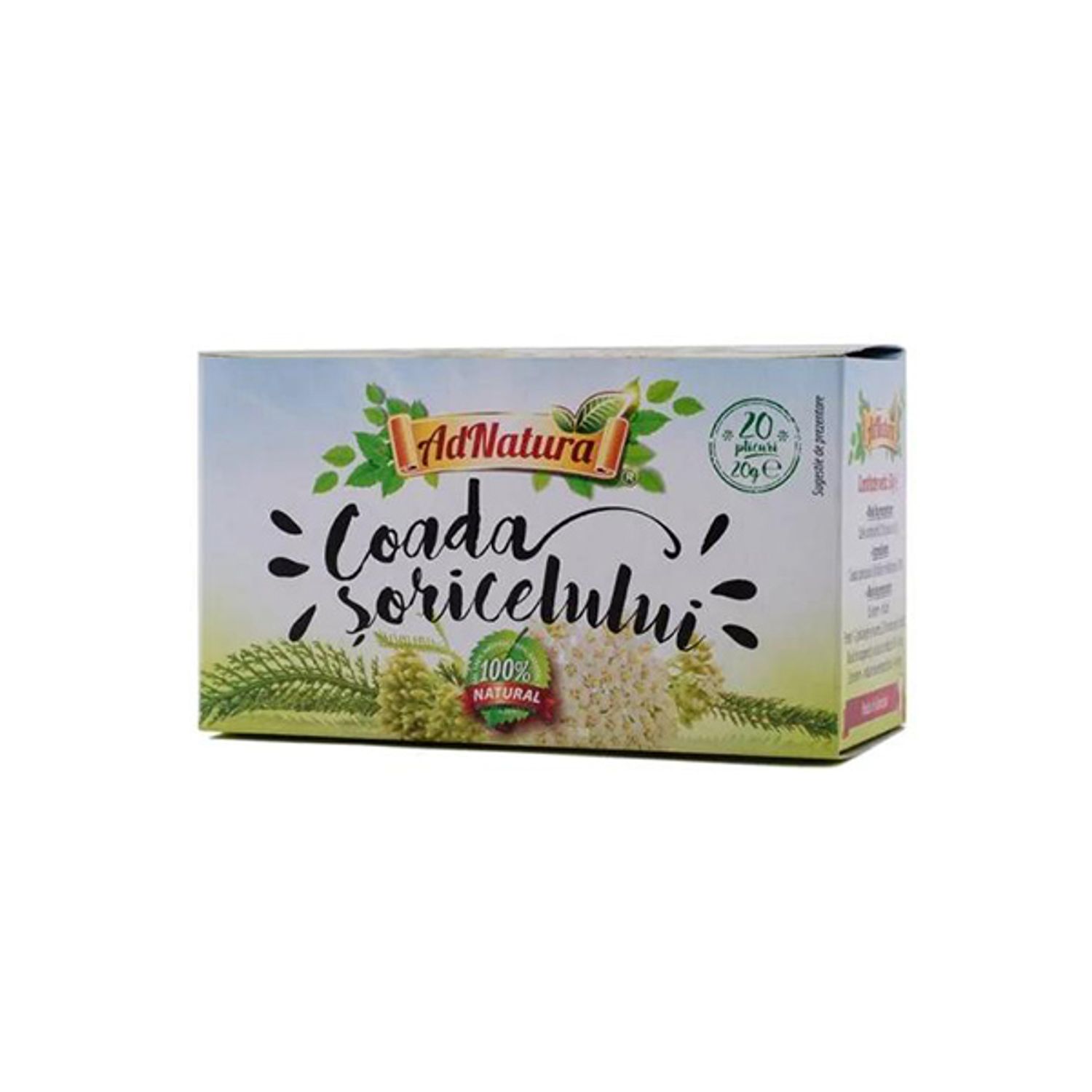 Ceai coada soricelului, 20 plicuri, Adnatura fotografia produsului