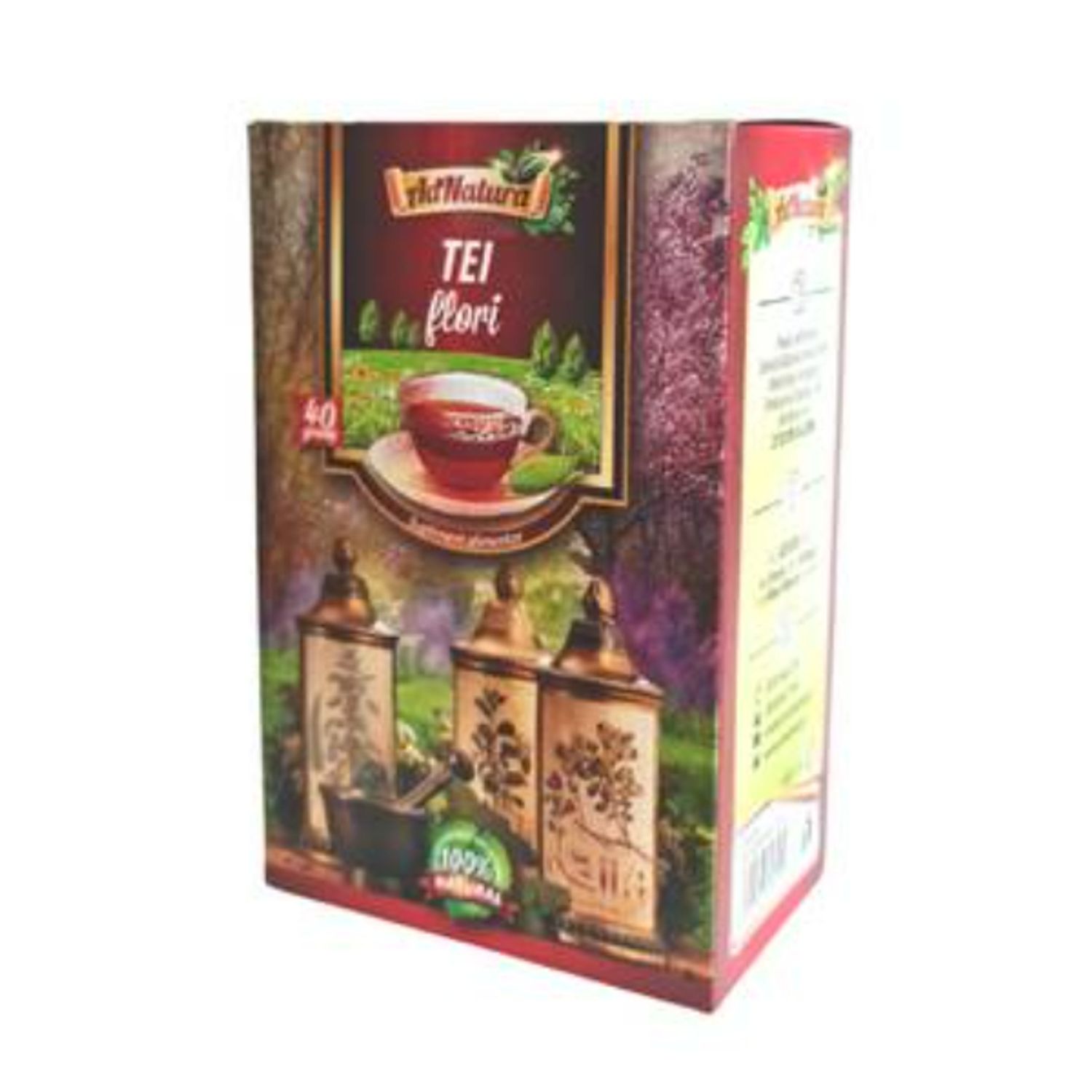 Ceai flori de tei, 40g, Adnatura fotografia produsului