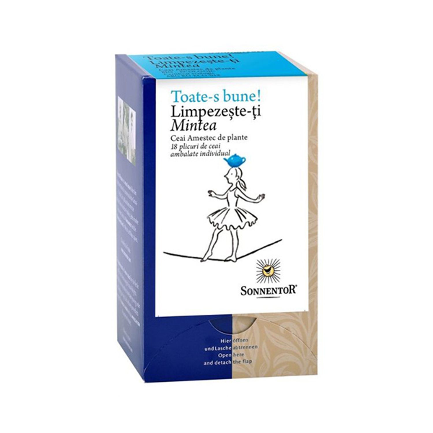 Ceai Toate-s Bune! Limpezeste-ti mintea ECO, 18 plicuri, Sonnentor fotografia produsului