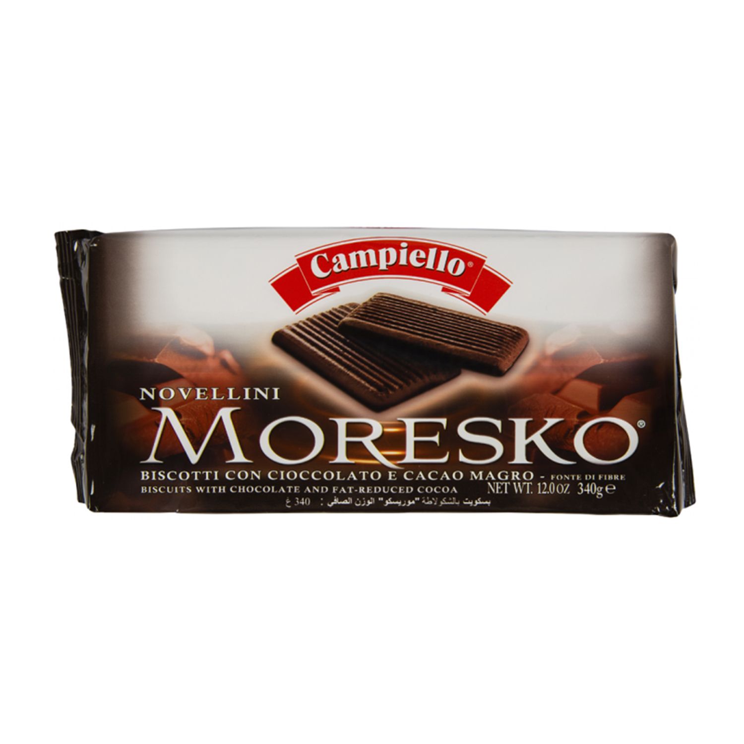 Biscuiti Moresko cu ciocolata, 340g,Campiello fotografia produsului