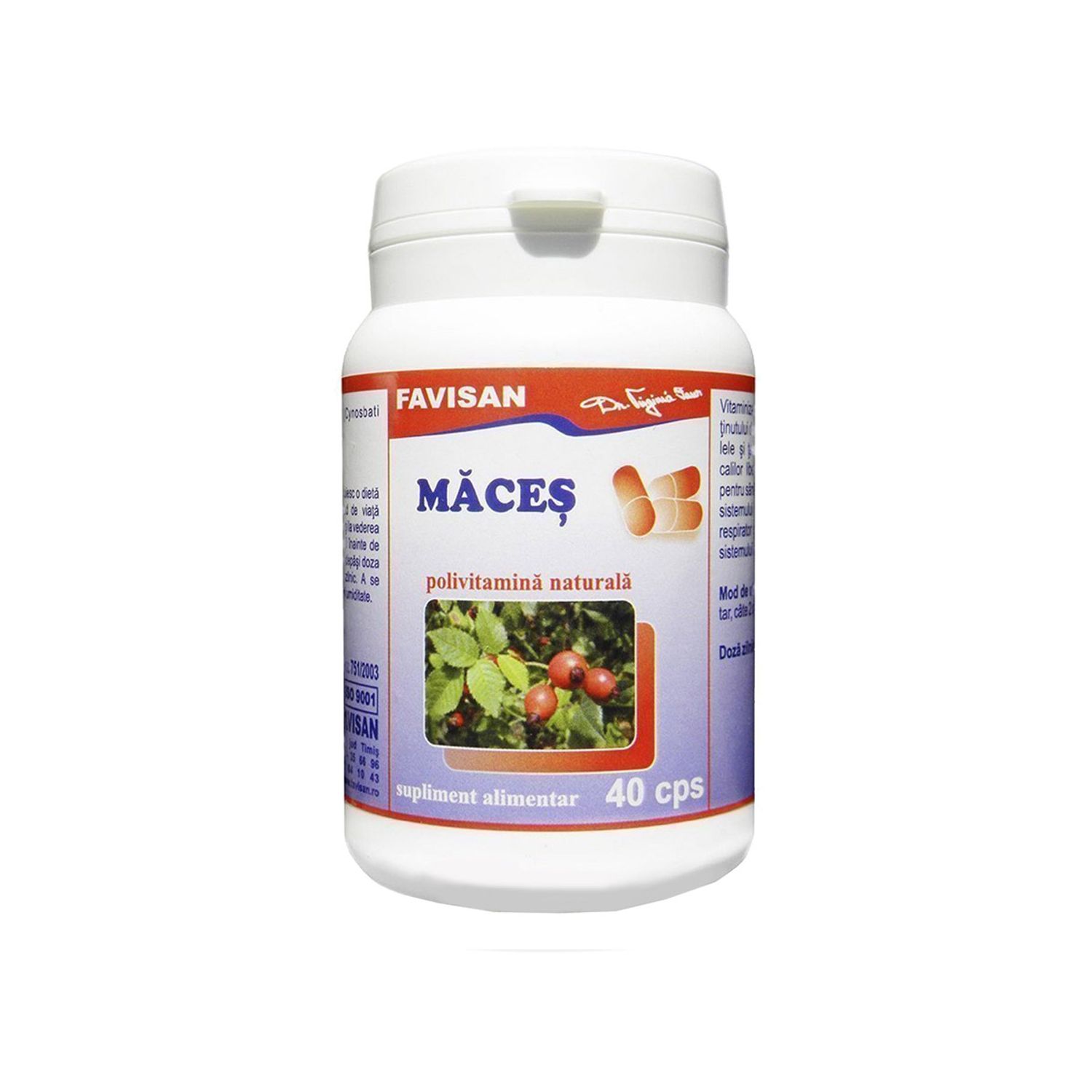 Maces, 40 capsule, Favisan fotografia produsului