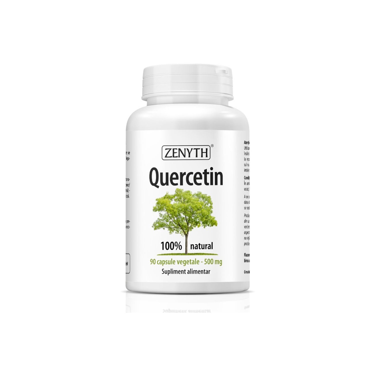 Quercetin, 500mg, 90 capsule, Zenyth fotografia produsului