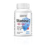 Vitamina C +D3 +Zn, 60 capsule, Zenyth fotografia produsului
