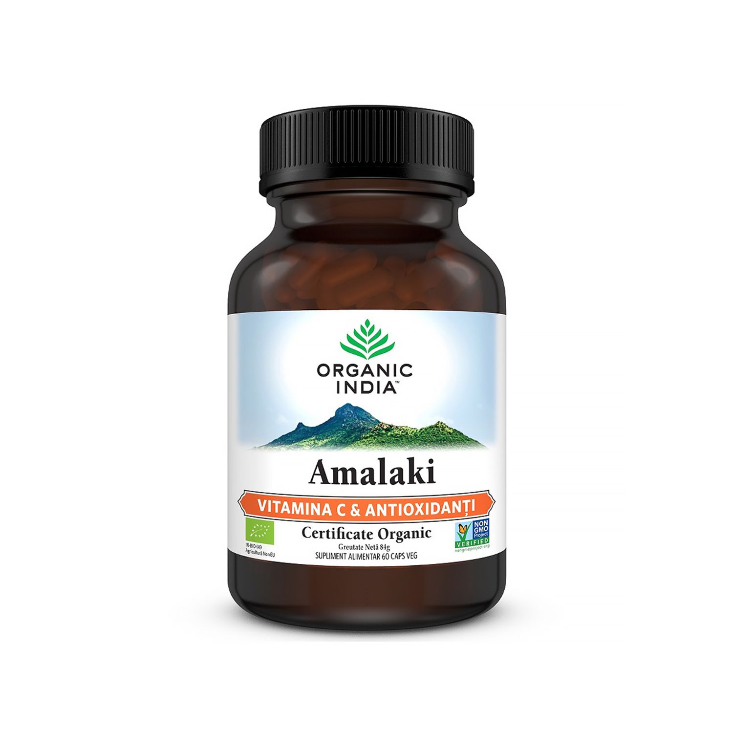 ORGANIC INDIA Amalaki | Vitamina C + Antioxidanti Naturali 60 caps fotografia produsului