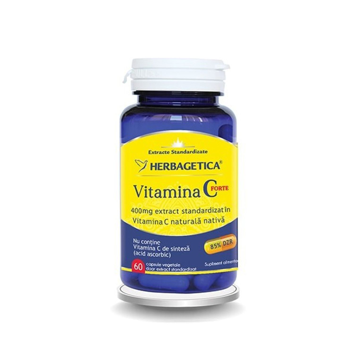Vitamina Cforte, 60cps, Herbagetica fotografia produsului