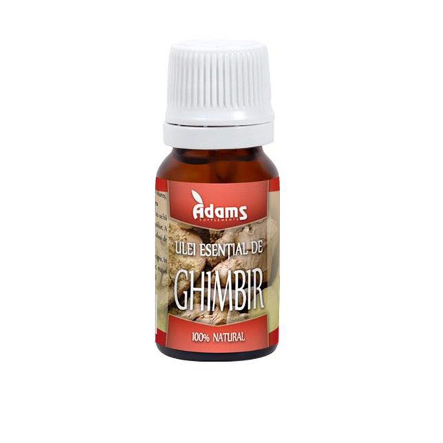 Ulei esential de Ghimbir, 10ml, Adams Vision fotografia produsului