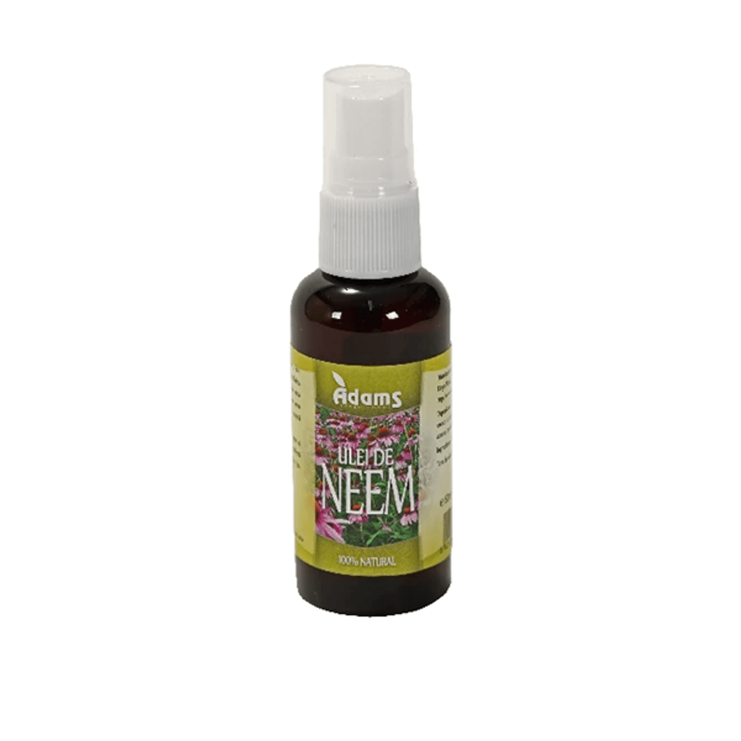 Ulei de neem deodorizat, 50ml, Adams Vision fotografia produsului