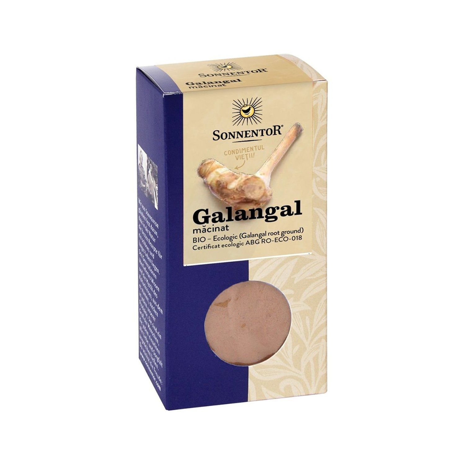 Condiment galangal hild  ECO , 35g,  SONNENTOR fotografia produsului