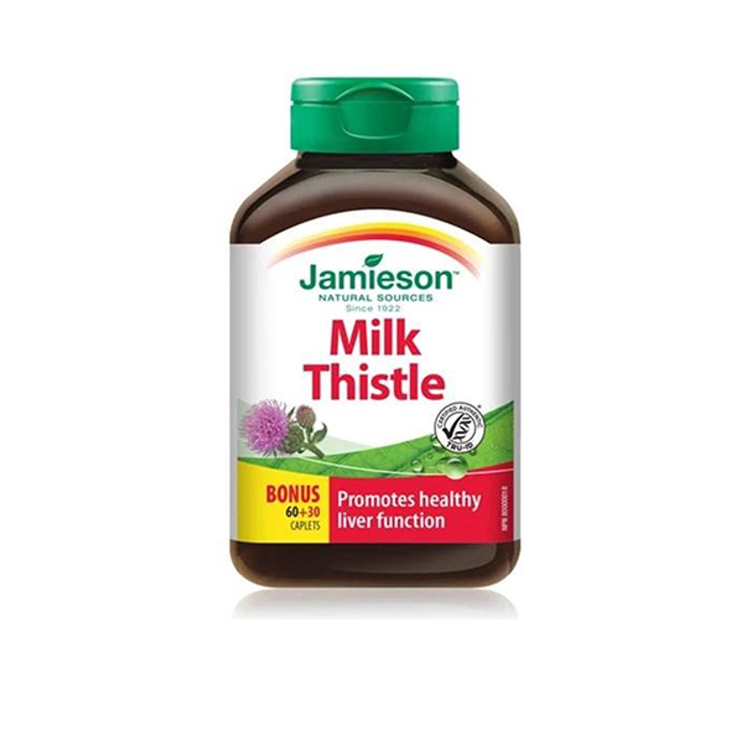 Milk Thiestle,  150 mg, 90 comprimate, Jamieson fotografia produsului