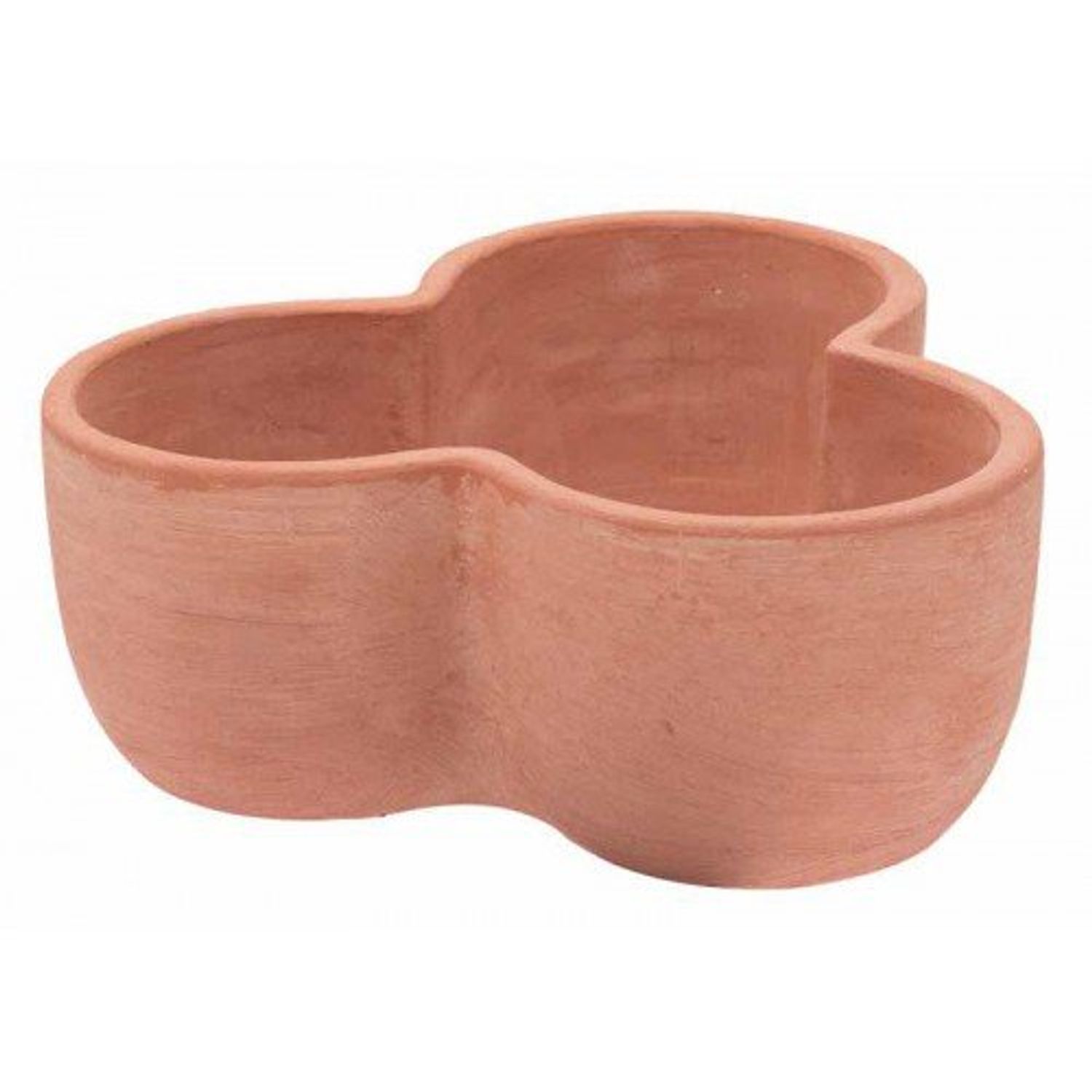 Bol triplu, 32 cm culoarea teracota fotografia produsului