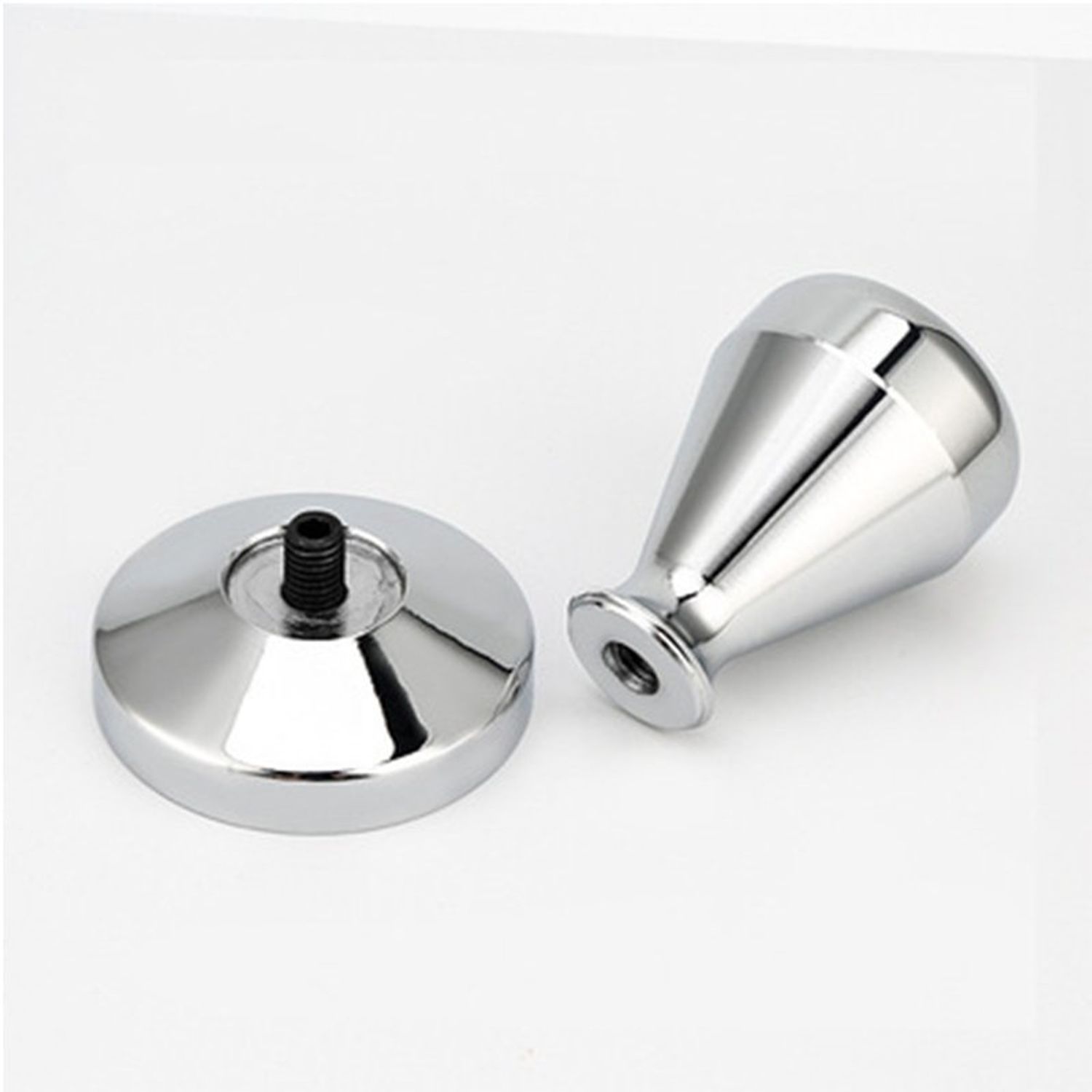 Tamper/presa inox pentru cafea, baza 49 mm, argintiu fotografia produsului View 4 L