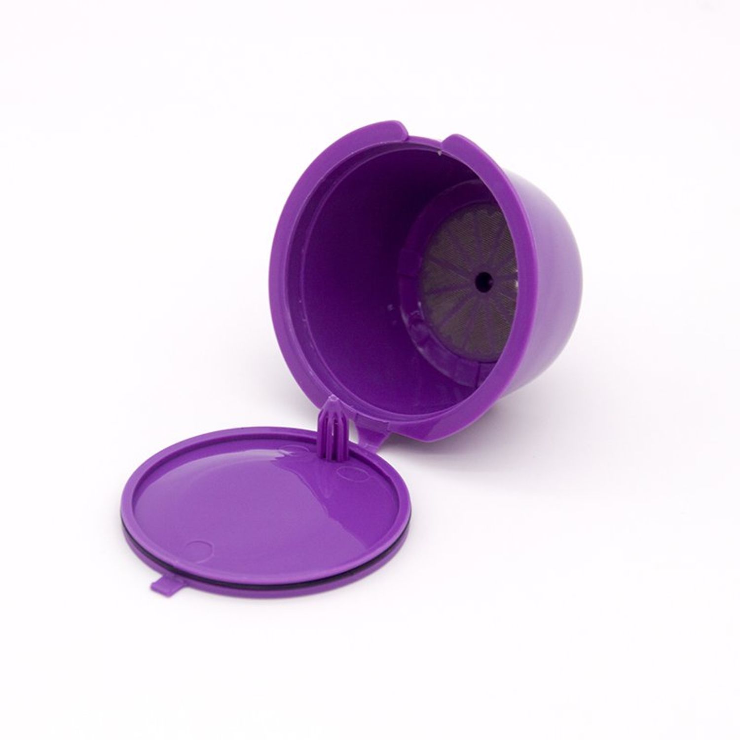 Set 5 Capsule cafea, reutilizabila, reincarcabila, compatibil Dolce Gusto, violet fotografia produsului View 6 L