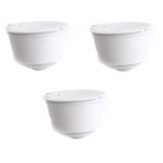 Set 3 Capsule cafea, reutilizabila, reincarcabila, compatibil Dolce Gusto, alb fotografia produsului