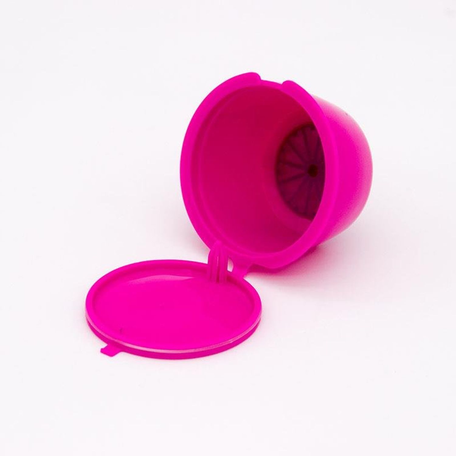 Set 3 Capsule cafea, reutilizabila, reincarcabila, compatibil Dolce Gusto, roz fotografia produsului View 6 L