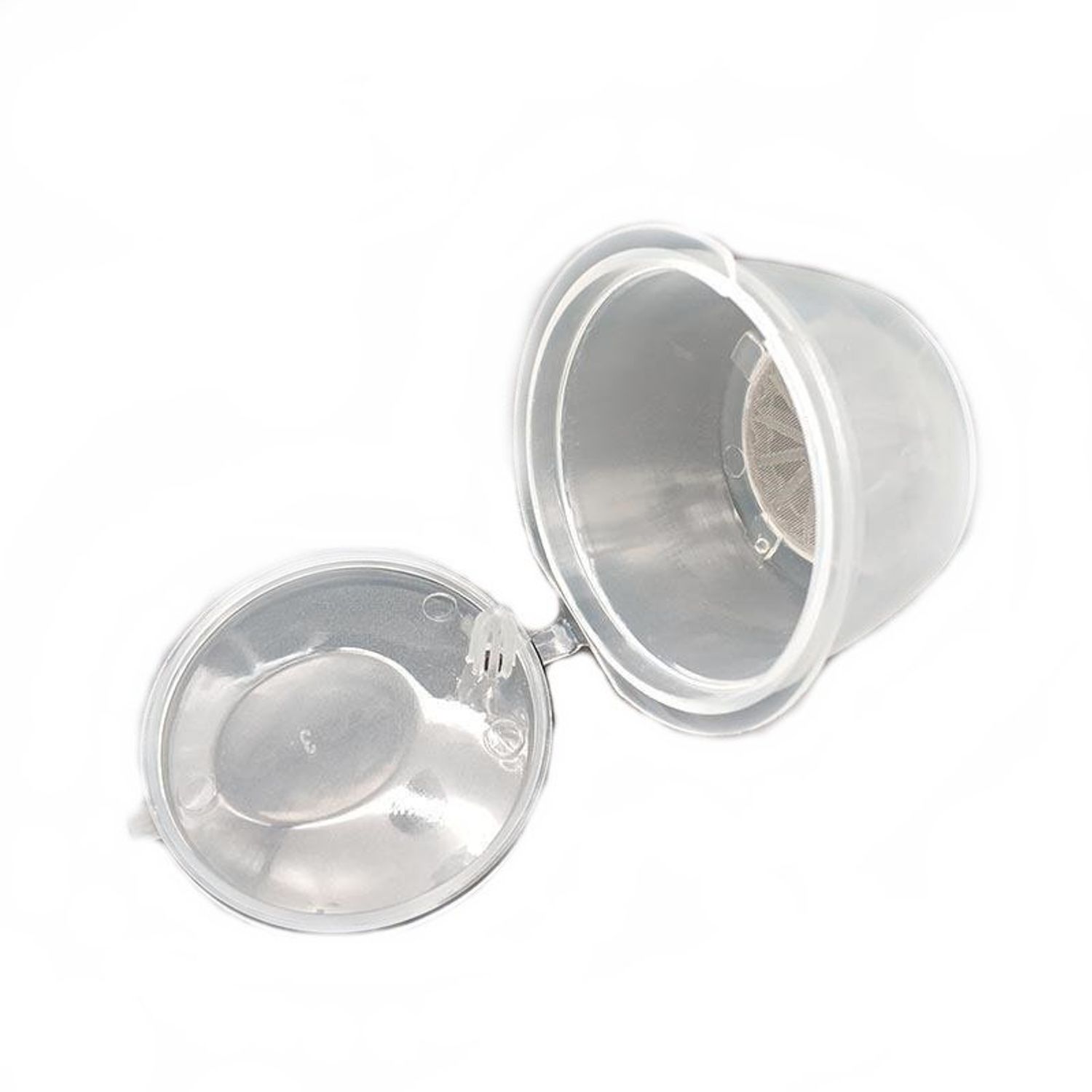 Capsula cafea, reutilizabila, reincarcabila, compatibil Dolce Gusto, transparent fotografia produsului