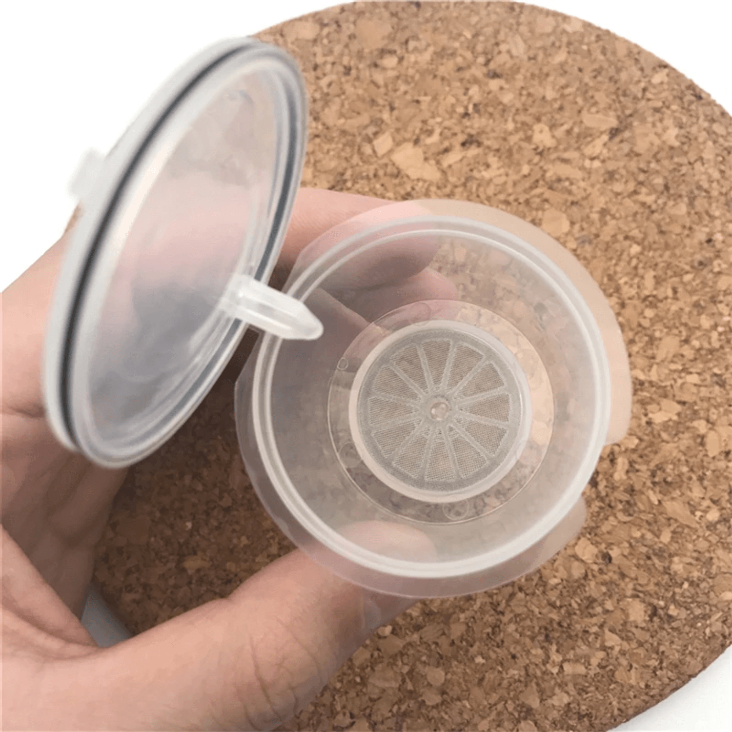 Capsula cafea, reutilizabila, reincarcabila, compatibil Dolce Gusto, transparent fotografia produsului View 6 L