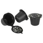 Set 3 filtre pentru cafea reutilizabile, Anself, Negru fotografia produsului
