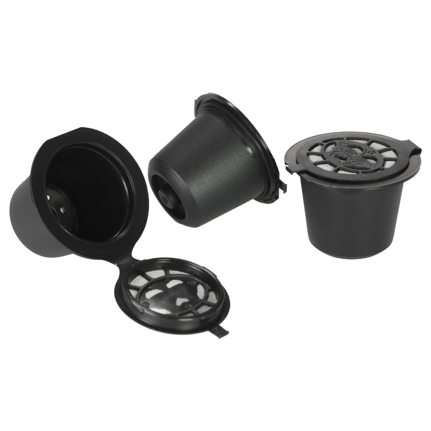 Set 3 filtre pentru cafea reutilizabile, Anself, Negru fotografia produsului